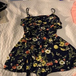 Forever 21 floral romper
